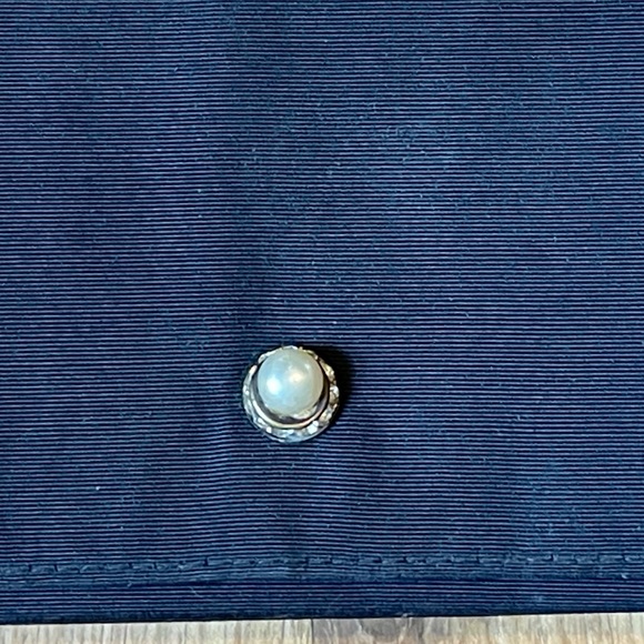 Vintage 50’s Pegi Paris Clutch With Branded Amber Celluloid Tortoise Shell Comb - Picture 2 of 9